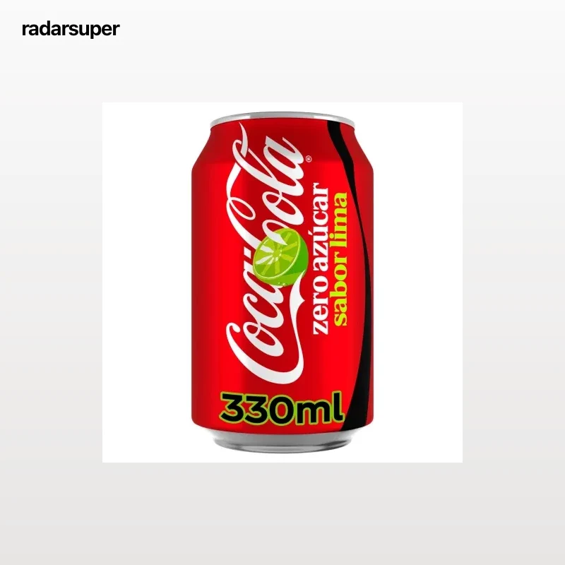 Coca-Cola zero azúcar lima lata 33 cl.