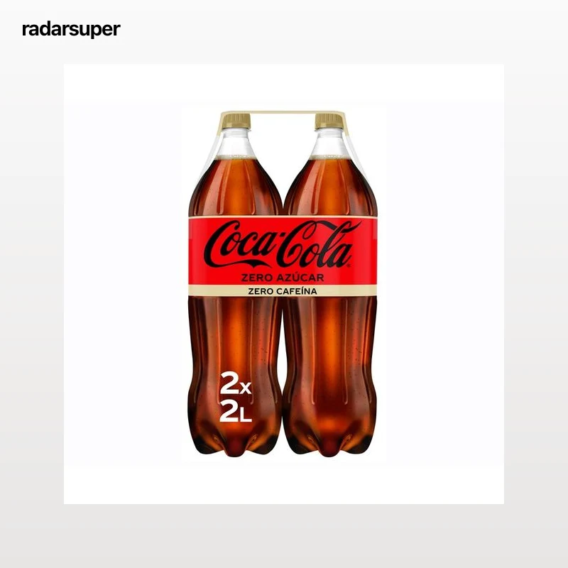 COCA COLA ZERO azúcar ZERO cafeína Refresco de cola pack de botella 2X2 l.