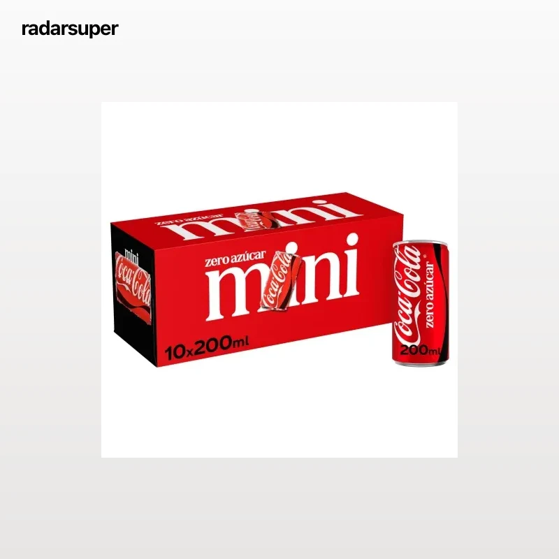 Coca-Cola zero mini pack 10 latas 20 cl.