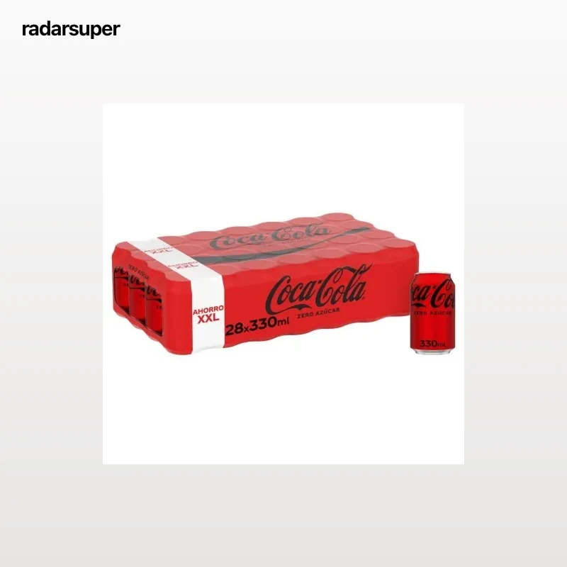 Coca Cola zero pack 28 latas 33 cl.