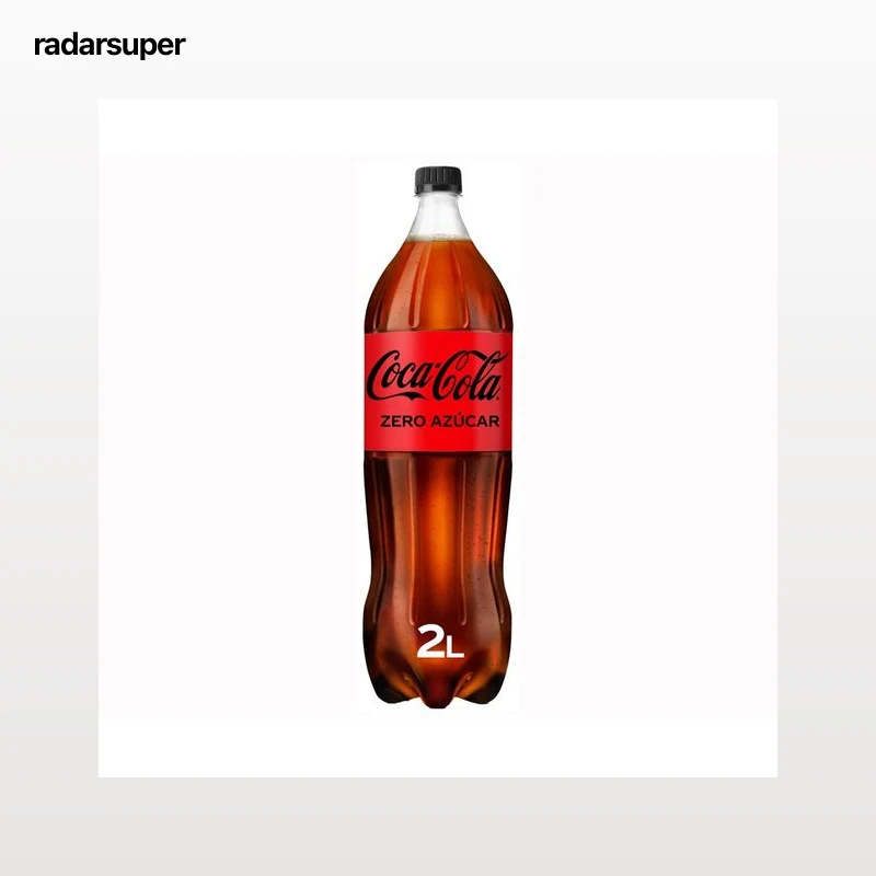 COCA COLA ZERO Refresco de cola Zero sin azúcar botella de 2 l.