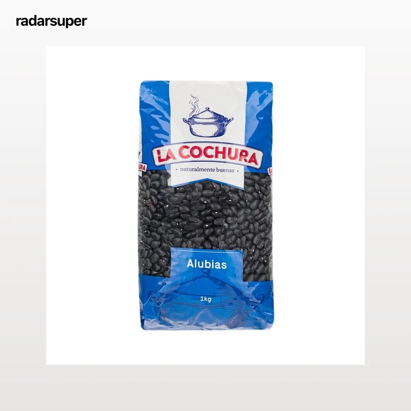 LA COCHURA Frijol negro paquete de 1 kg.