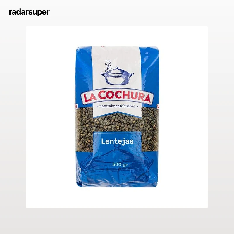 LA COCHURA Lentejas Beluga, 500 g.