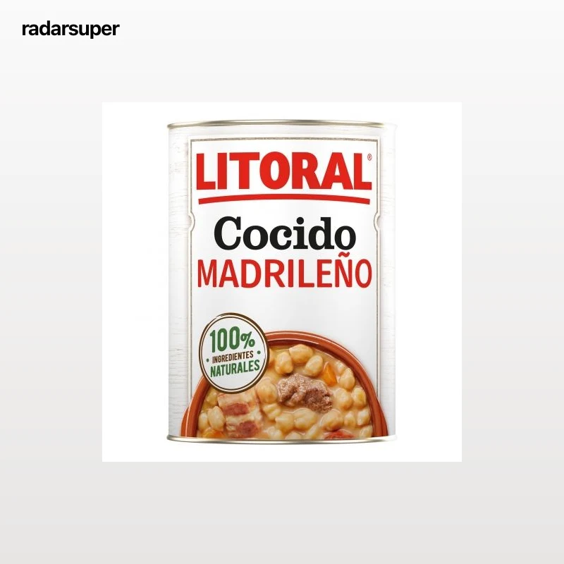 Cocido madrileño Litoral sin gluten 425 g.