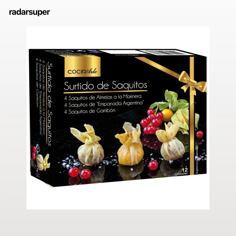 COCINARTE Surtido de saquitos ideales como aperitivos 180 g.