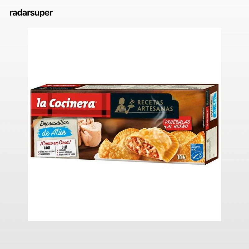 LA COCINERA Empanadillas de masa crujiente rellenas de atún 10 uds.