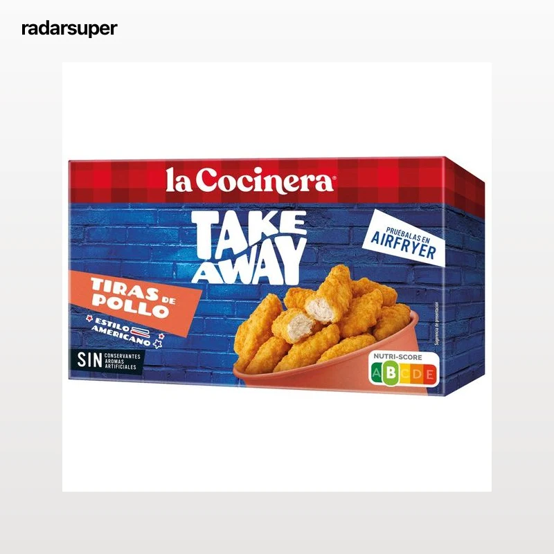 LA COCINERA Take away Tiras de pollo estilo americano 255 g.