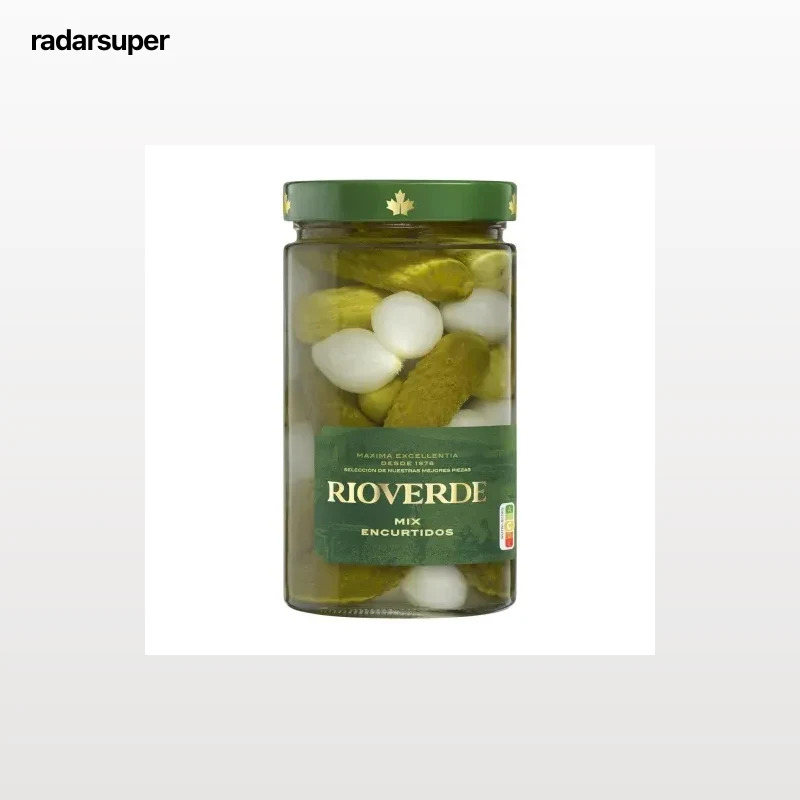 Cocktail de encurtidos Rioverde sin gluten 380 g.