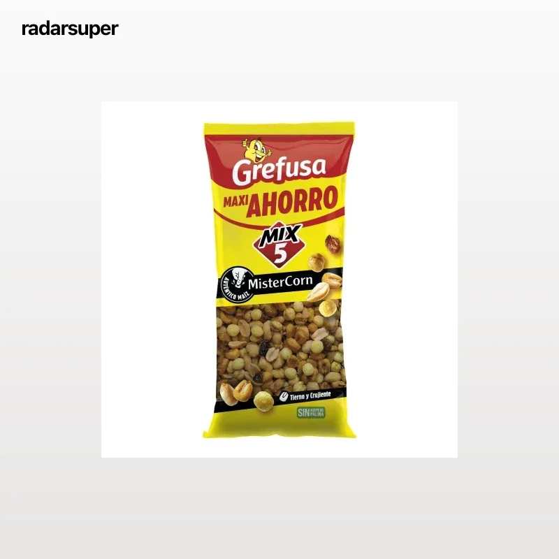 Cocktail de frutos secos Mix 5 Classic MisterCorn Grefusa 300 g.