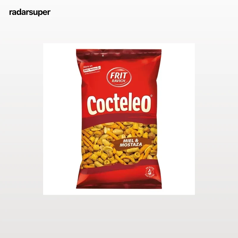 Coctel de frutos secos sabor miel y mostaza Frit Ravich sin gluten 300 g.
