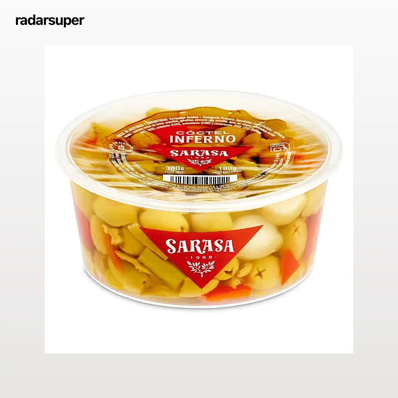 Cóctel de encurtidos inferno Sarasa 180 g