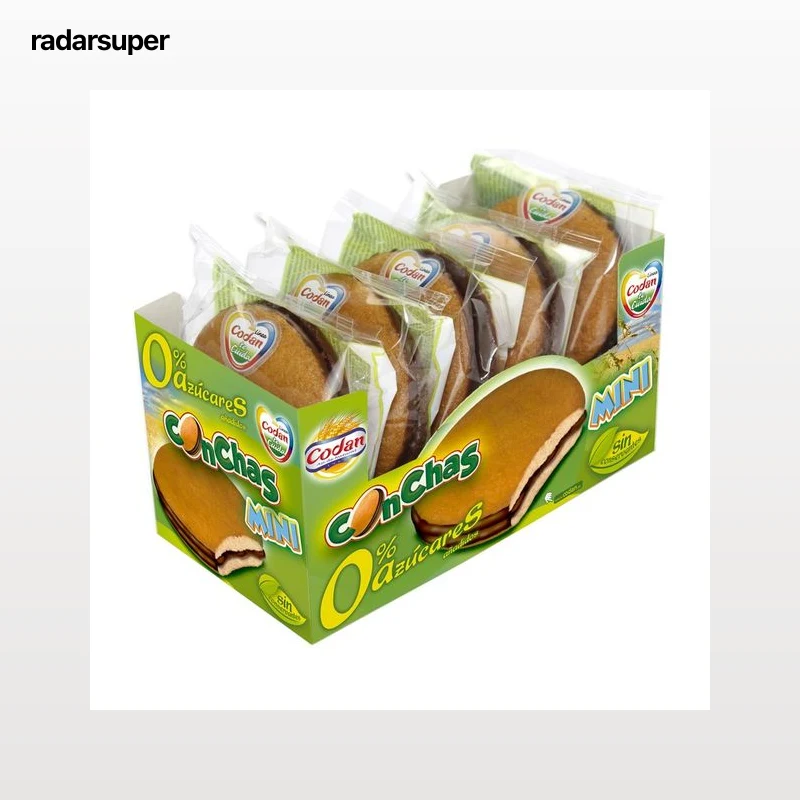 CODAN Conchas mini sin azucares añadidos 180 g.