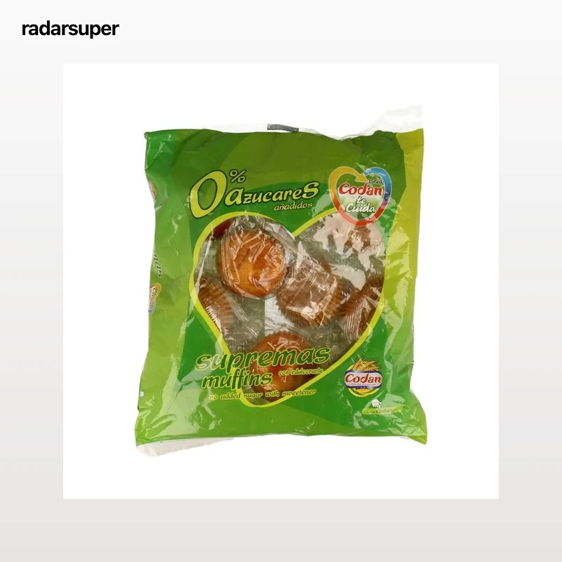 CODAN Magdalenas (0% azucares añadidos) 350 gr,