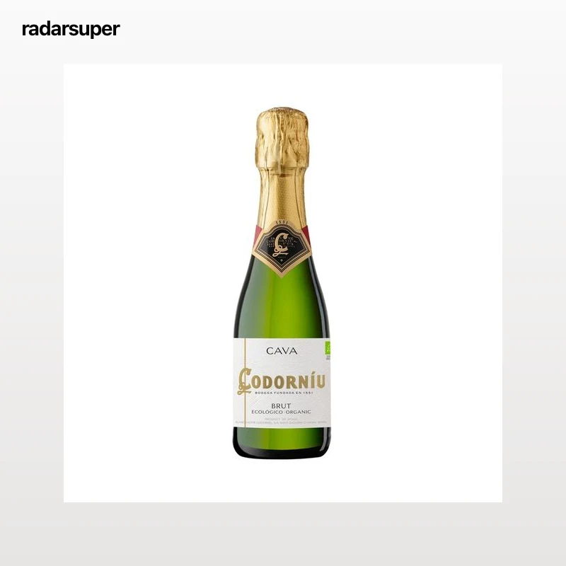 CODORNIU Cava brut ecológico elaborado en España benjamín 20 cl.