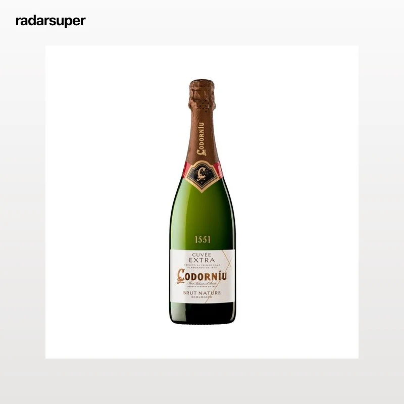 CODORNIU Cuvée extra Cava brut nature ecológico botella de 75 cl.