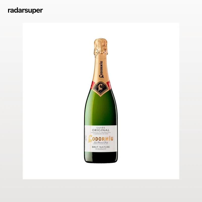 CODORNIU Cuvee original Cava brut nature ecológico con D.O. Cava botella 75 cl.