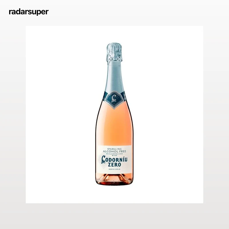 CODORNIU Zero Vino rosado espumoso 0% alcohol botella 75 cl.