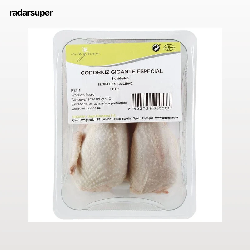 Codorniz bandeja 2 uds