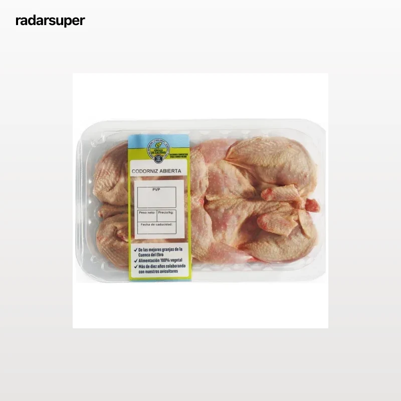 Codorniz fresca Círculo de Calidad 250 g aprox