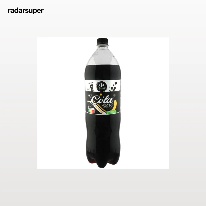 Cola Classic' Carrefour Zero sin cafeína botella 2 l.