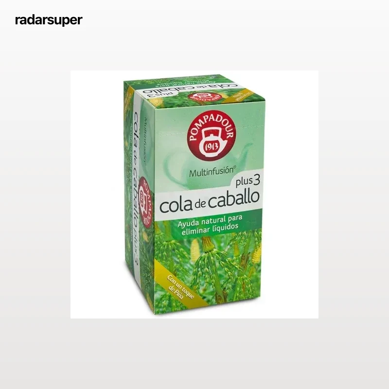 Cola de caballo plus 3 en bolsitas Pompadour 20 ud.