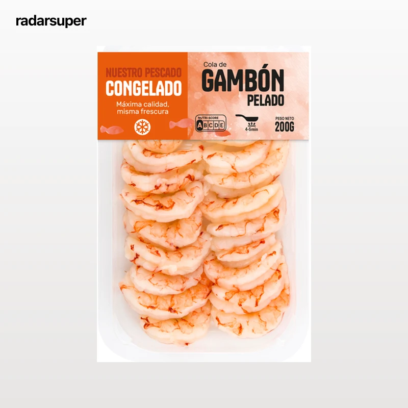 Cola de gambón crudo pelado 200g