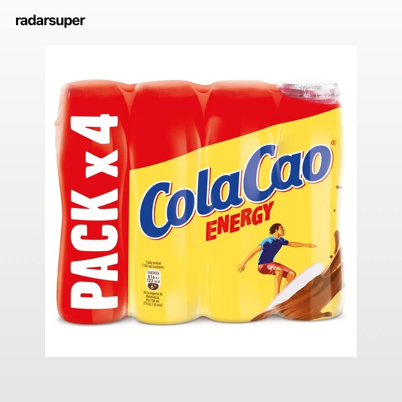 COLACAO Batidos cacao energy 4x188 ml.