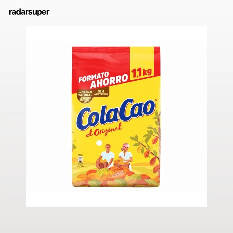 COLACAO Cacao en polvo soluble en formato ecobolsa 1,1 kg.