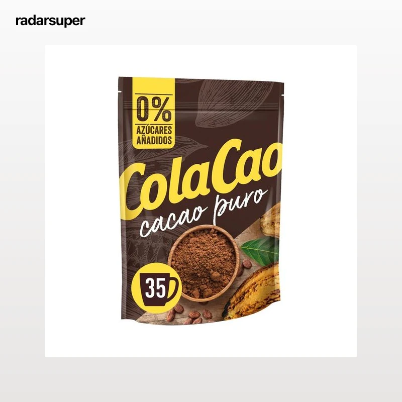 COLACAO PURO  Cacao en polvo puro sin azúcares añadidos 250 g.