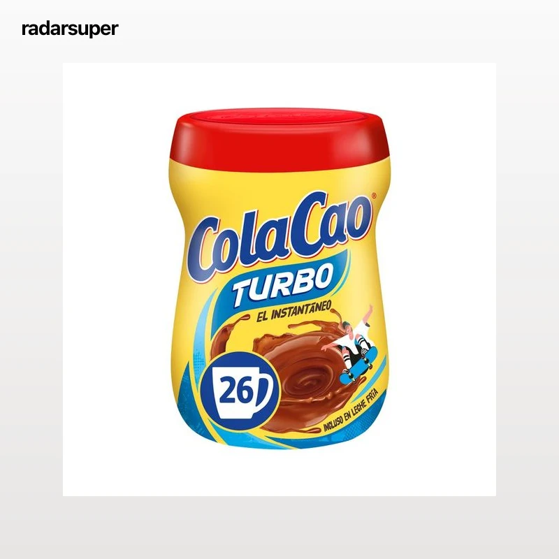COLACAO TURBO Cacao en polvo instantáneo 375 g.