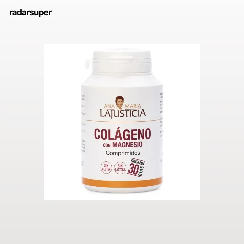 Colágeno con magnesio Ana María Lajusticia sin gluten y sin lactosa 180 ud.