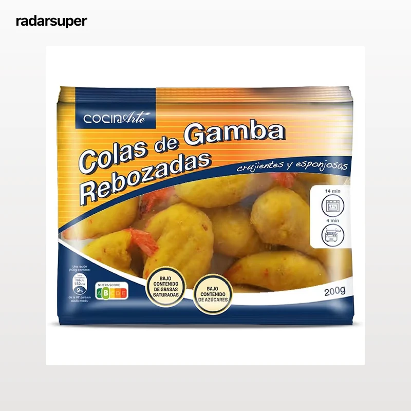 Colas de gamba rebozadas Cocinarte 200 g