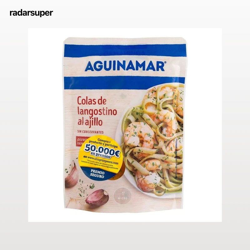 Colas de langostino al ajillo Aguinamar 105g