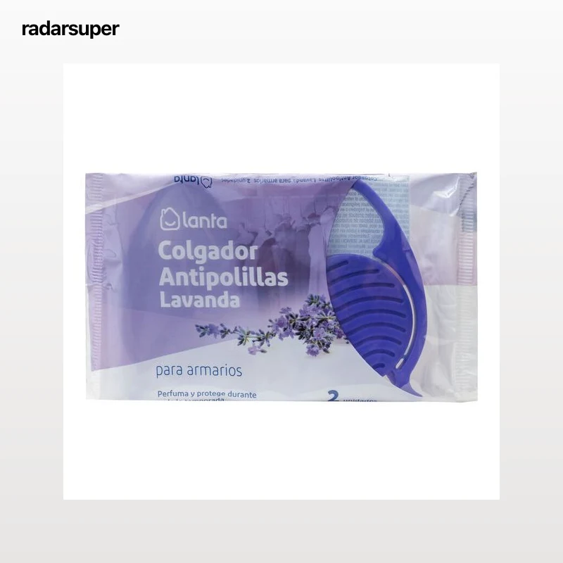 Colgador antipolillas Lanta pack-2 lavanda
