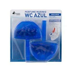 Colgador WC Azul perfume marino