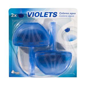 Colgador WC azul perfume Violets