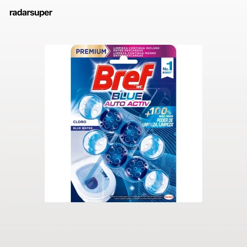 Colgador WC blue activ+ hygiene Bref 2 ud.