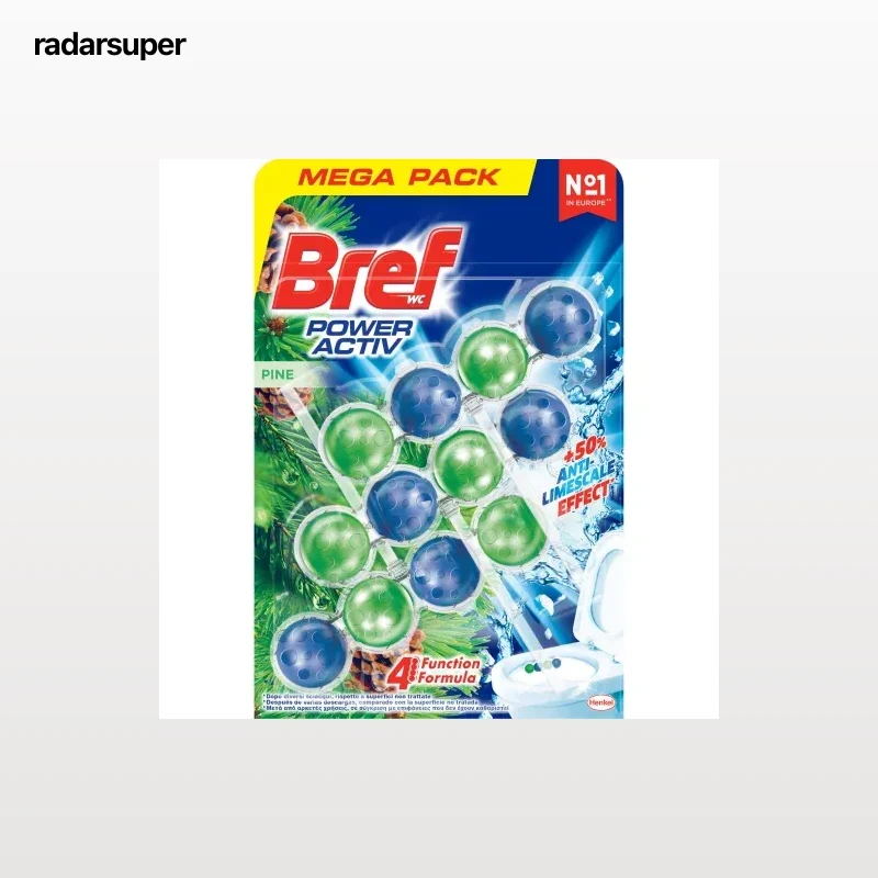 Colgador WC poder activo natura Bref 3 ud.