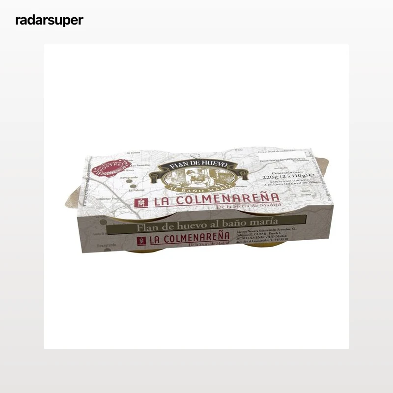 LA COLMENAREÑA Flan de huevo al baño maría LA COLMENAREÑA 2 x 110 g.
