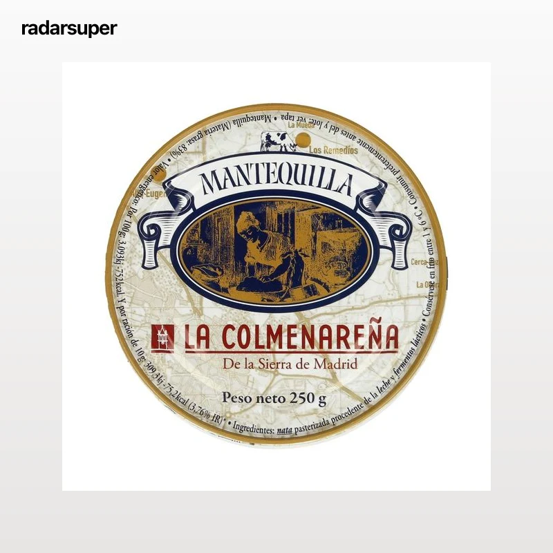 LA COLMENAREÑA LAta de mantequilla sin sal LA COLMENAREÑA 250 g.