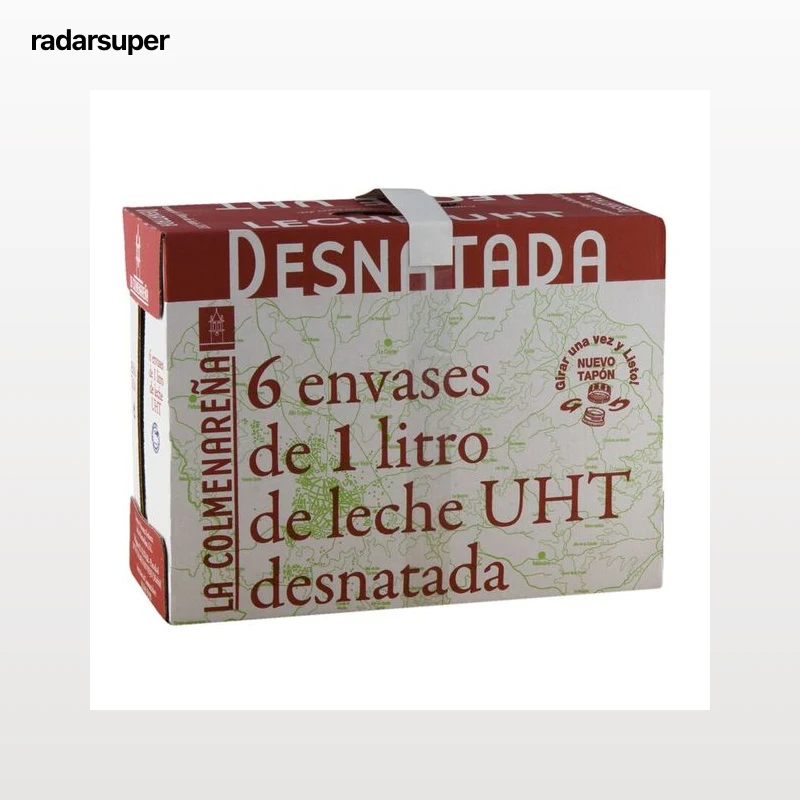 LA COLMENAREÑA Leche desnatada 6 x 1l.