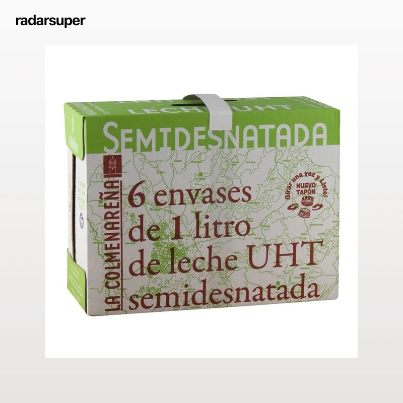 LA COLMENAREÑA Leche semidesnatada 6 x 1 l.
