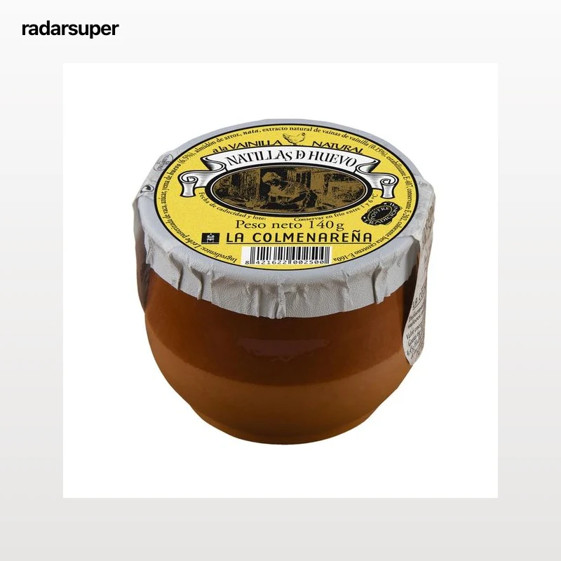LA COLMENAREÑA Natillas de huevo con sabora a vainilla LA COLMENAREÑA 140 g.