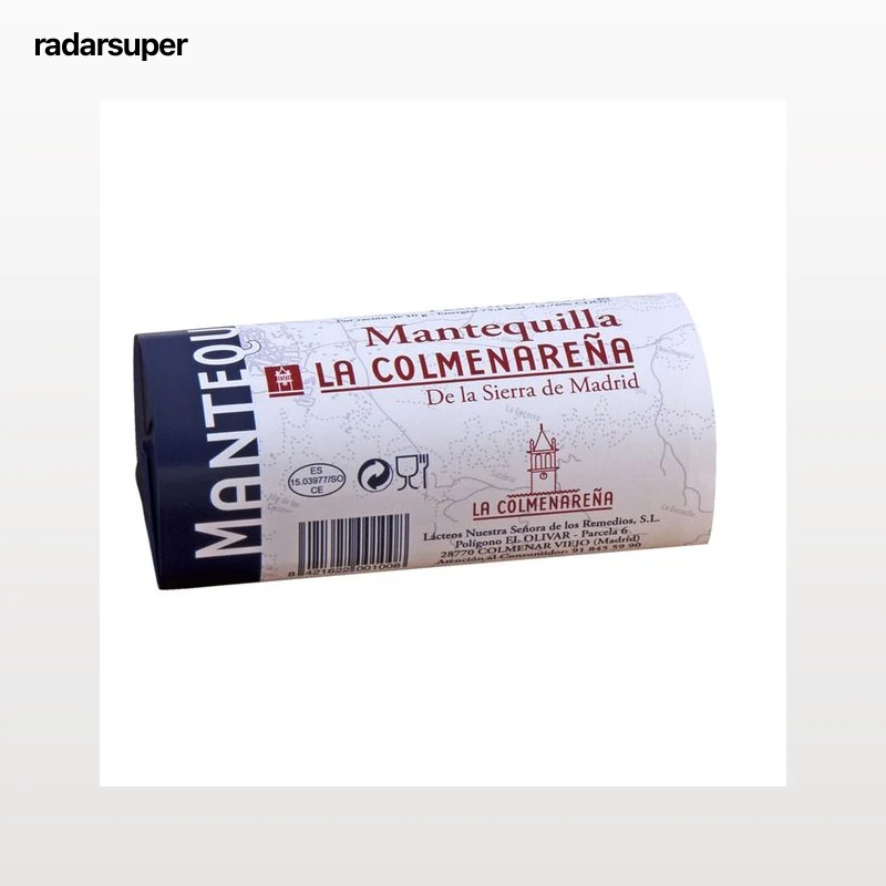 LA COLMENAREÑA Rulo de mantequilla sin sal LA COLMENAREÑA 250 g.