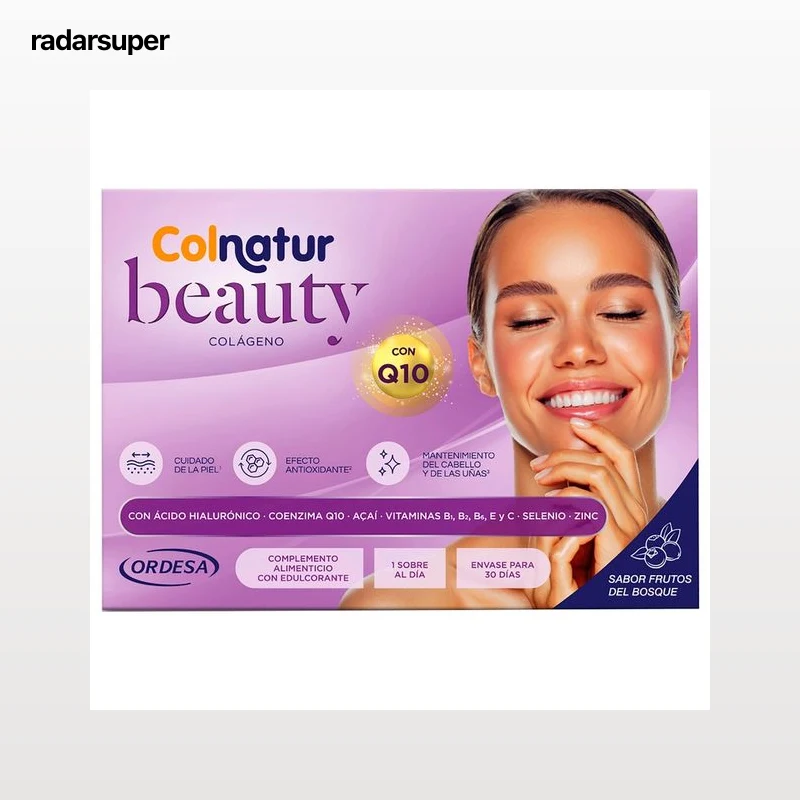 COLNATUR Complemento alimenticio con edulcorante y sabor a frutos del bosque COLNATUR Beauty 30 uds.