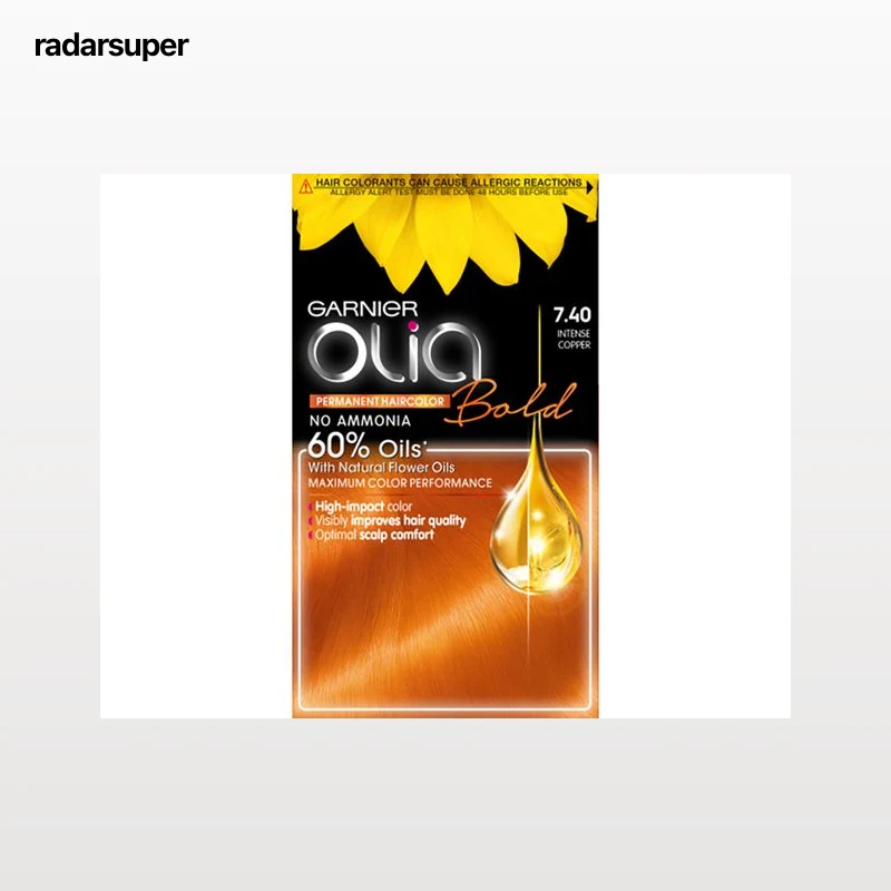 COLORAÇÃO OLIA GARNIER BOLD 7.40 INTENSE COPPER