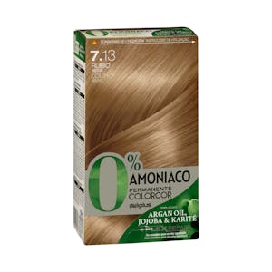 Coloración permanente 0% amoníaco 7.13 rubio beige Colorcor