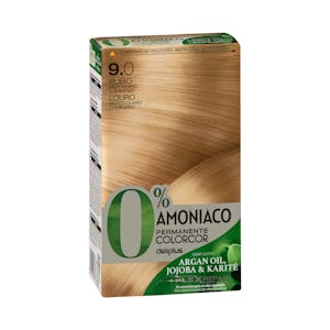 Coloración permanente 0% amoníaco 9.0 rubio muy claro luminoso Colorcor