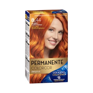 Coloración permanente 8.44 rubio claro cobrizo Colorcor