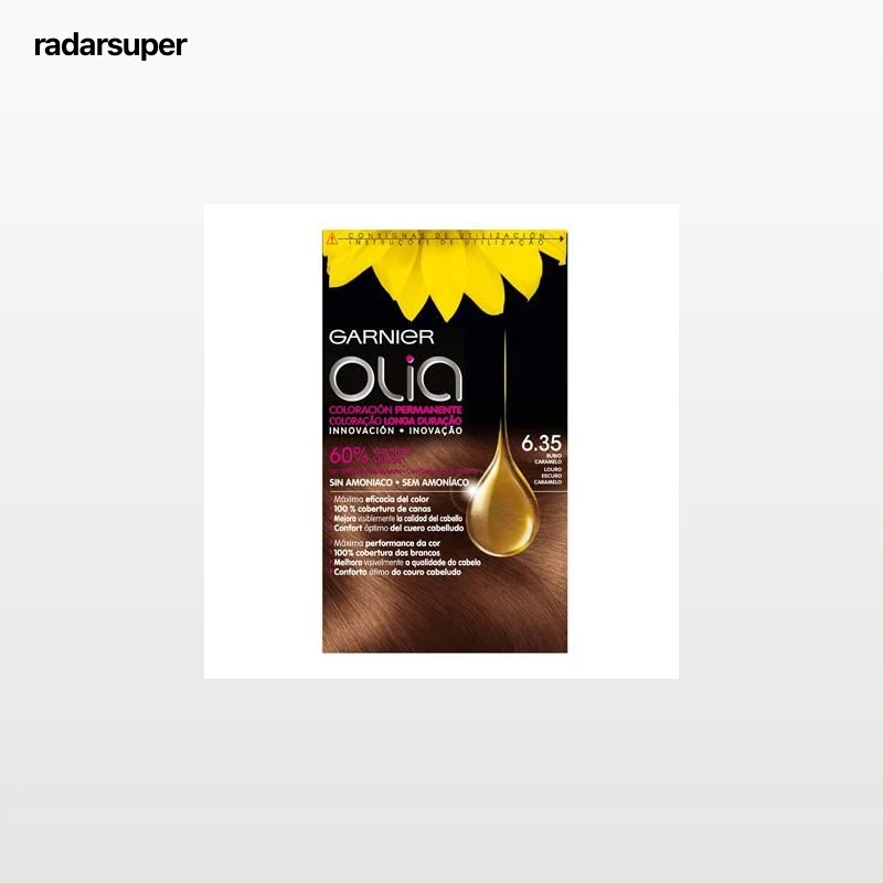 Coloración Permanente nº 6.35 Rubio Caramelo Garnier Olia 1 ud.